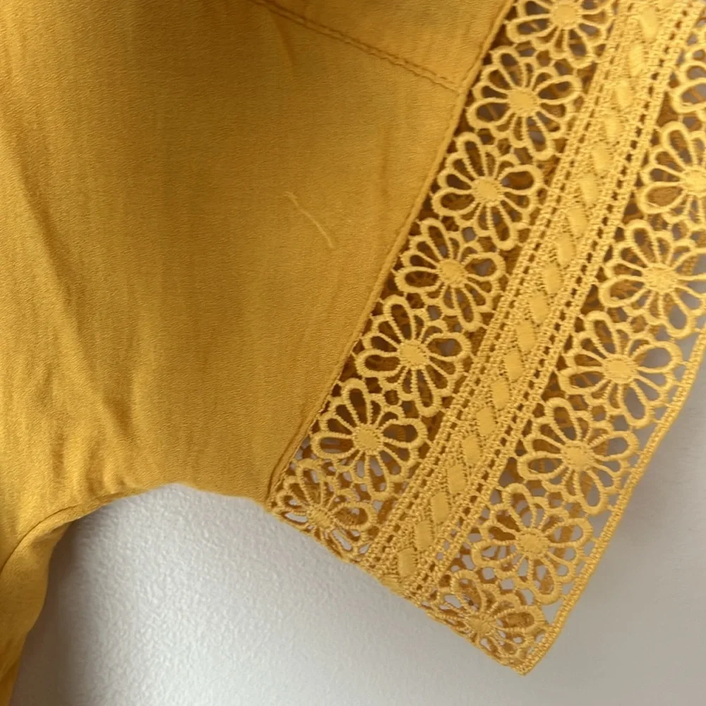 Gently used mustard yellow dress perfect for a causal day out with the girls - Picture 6 of 7